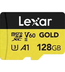 Lexar 128GB Professional GOLD V60 280mb UHS-II Micro Sd Hafıza Kartı