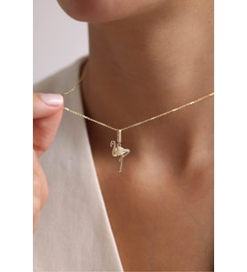 Flamingo Kilitli Charm Kolye Ucu