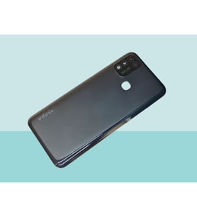 Infinix HOT 11 PLAY Uyumlu FULL KASA Arka Kapak Batarya Kapağı - SİYAH