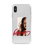 Iphone XSMAX Uyumlu Rihanna Tasarımlı Şeffaf Telefon Kılıfı