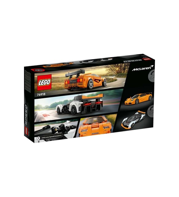 LEGO-76918 Speed Champions McLaren Solus GT ve McLaren F1 LM