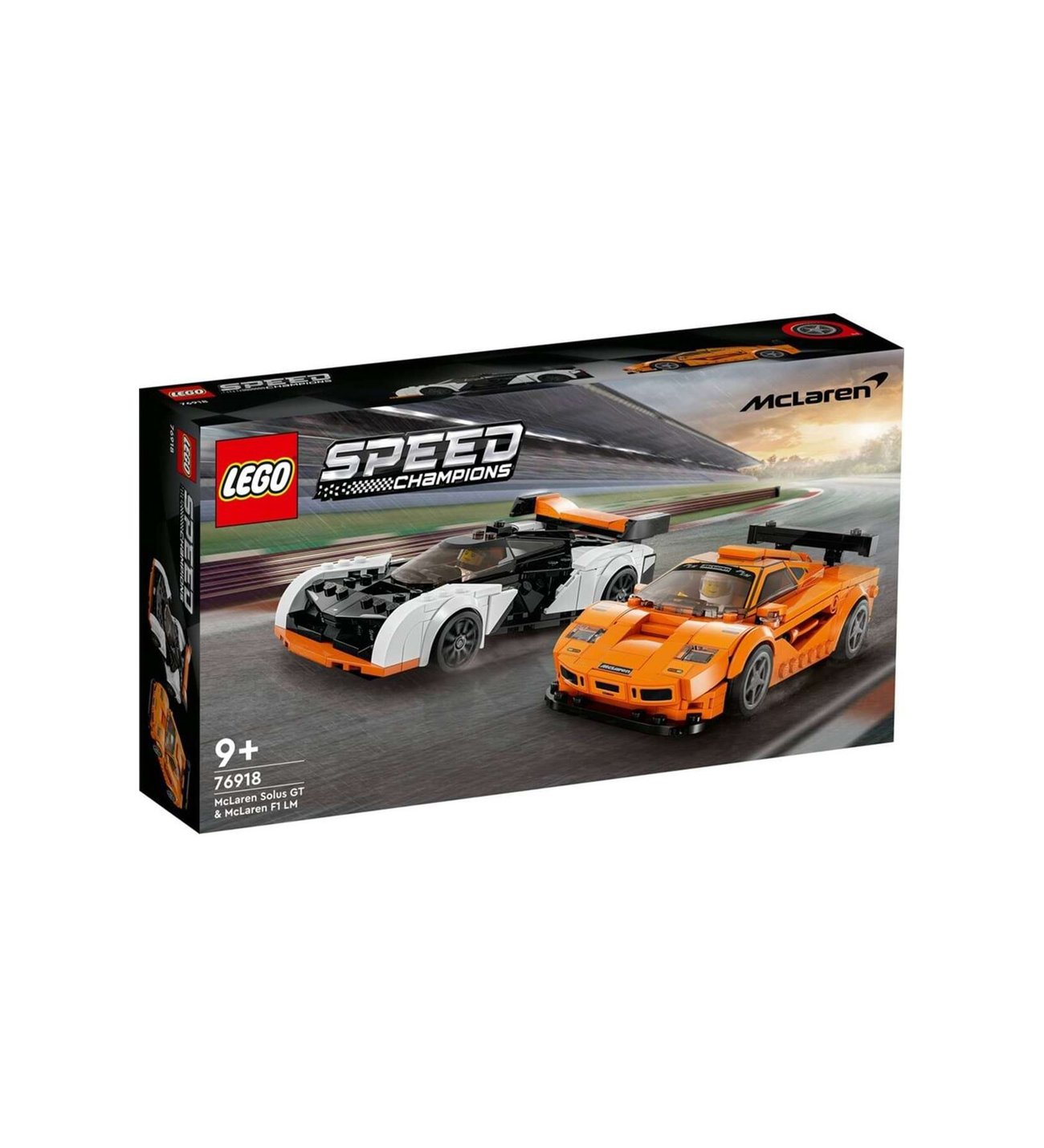 LEGO-76918 Speed Champions McLaren Solus GT ve McLaren F1 LM