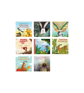 3-8 Yaş Resimli Eğitici 8li Kitap Seti