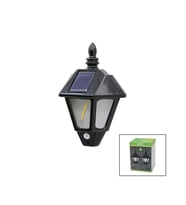 2 PCS  SOLAR - GÜNEŞ ENERJİLİ DUVAR LAMBASI COB LED SENSÖRLÜ= 3 MOD FONKSİYON BAHÇE-BALKON-SOKAK PT-2981 (5343)
