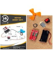 Eğitici, Motor Devresi, Deney Seti, Motor Devresi, Pervane