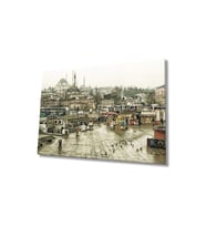 Miyrem Glasses Collection -A1^#  Istanbul Manzara Cam Tablo (Çok Renkli)