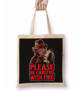 Smokey The Bear Please Be Careful With Fire Bez Çanta Uzun Saplı