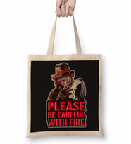 Smokey The Bear Please Be Careful With Fire Bez Çanta Uzun Saplı