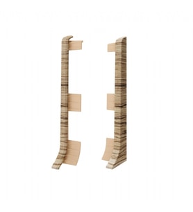 Linela Pvc Süpürgelik Wellington Meşe - LNL402 Bitiş Kapağı Aksesuarı (1 Paket - 2 Adet)