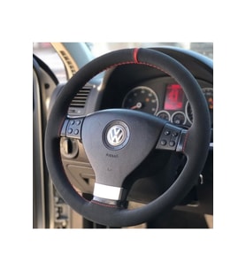 Volkswagen Passat Noktalı Damarlı Deri Direksiyon Kılıfı