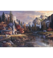 Anatolian 500 Parça Puzzle Vadinin Sonundaki Ev