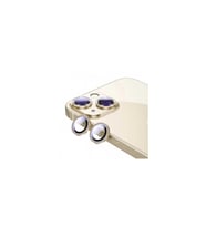 iPhone 15 taşlı kamera lens koruyucu (Mavi)