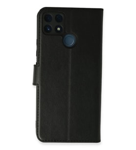 Durukar® Realme C25 Kılıf Trend S Plus Kapaklı Kılıf - Siyah