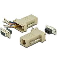 Adaptör - Kendiniz Montaj için Bağlantı - Soketten Sokete - RS-232 - RS-485 - PVC Gövde