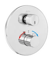 ECA Termostatik Ankastre Banyo Bataryası Sıva Üstü 2 Yollu 102167215-YDE