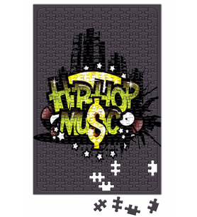 Hip Hop Müzik Puzzle 240 Parça Yapboz