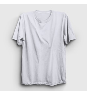 Presmono Unisex Beyaz Düz Baskısız T-Shirt 59221tt