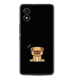 TCL 303 Kılıf Resimli Desenli Silikon Platinium Series Uyuyan Köpek 1875