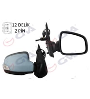 DIŞ DİKİZ AYNASI SAĞ SYMBOL-SANDERO 13> 1 MEKANİK+SİNYALLİ+ASTARLI+KONVEKS 2 FİŞ VM-6129PR