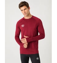 UMBRO Von Dry Park Erkek Bordo Uzun Kollu İçlik Antrenman İçliği TC0260