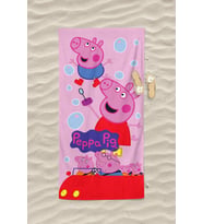 Erayshome Peppa Pig Desenli Baskılı Plaj Havlusu