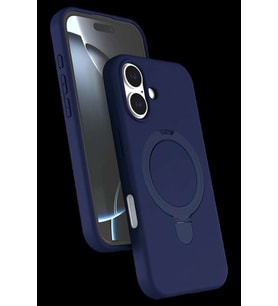iPhone 16 Plus Regal Magsafe Standlı Kapak - Lacivert