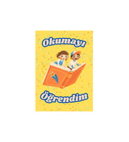 48 Adet Öğrenci Başarı Tebrik Kartı 70x50 mm (Okumayı Öğrendim) (Çok Renkli)