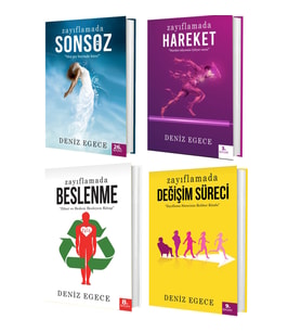 deniz egece 4 kitap zayıflamada son söz - zayıflamada hareket - zayıflamada beslenme ve  zayıflamada değişim süreci