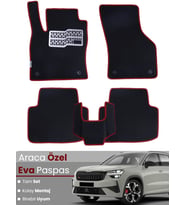 SKODA KODİAQ (2024-2025) Uyumlu EVA Paspas Tam Set–Oto Paspas,Araca Özel,Kolay Montaj
