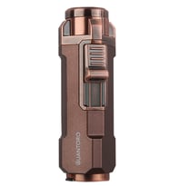Quantoro Üç Torch Pürmüz Delicili Bakır Metal Puro Çakmağı - TRZ1171