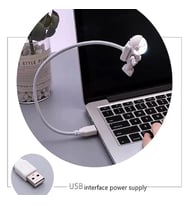 Astronot Lamba Led Usb Gece Lambası Klavye ışığı Kitap Okuma Işığı