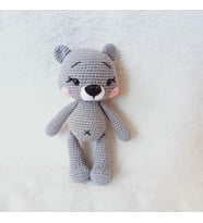 Miniş Sevimli Ayıcık Amigurumi Organik Oyuncak
