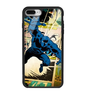 iPhone 8 Plus Black Panther Kara Panter Tasarımlı Glossy Telefon Kılıfı
