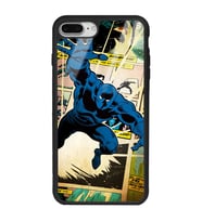 iPhone 8 Plus Black Panther Kara Panter Tasarımlı Glossy Telefon Kılıfı
