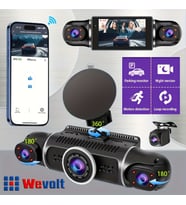 WEVOLT MB-5900 YENİ PREMİUM 4 KAMERALI  FULL HD 1080 P GENİŞ AÇI ARAÇ KAYIT KAMERASI
