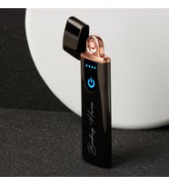 Kişiye Özel Dokunmatik USB Şarjlı Çakmak