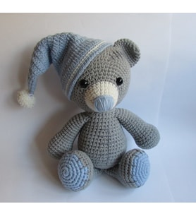 Sevimli Ayıcık Amigurumi Organik Oyuncak