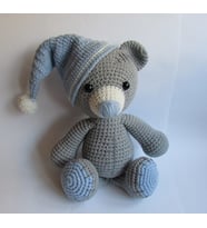 Sevimli Ayıcık Amigurumi Organik Oyuncak