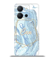 Vivo Y36 Kapak HD Renkli Dizayn Silikon Kılıf Kişiye Özel İsim - Ege Mermer