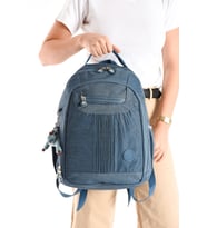Ultra Hafif Orta Boy Sırt Çantası Çok Cepli Mavi (Model: 571-3P)