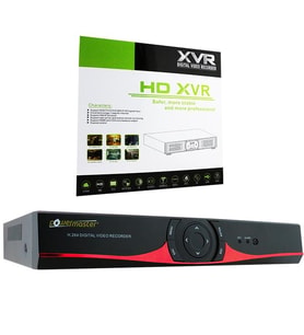Powermaster 4K Ultra HD 4 Kanal Dvr Kayıt Cihazı Kamera Kayıt Cihazı CCTV Sesli Kamera Destekli