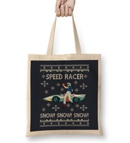 Speed Racer Go Snow Christmas Bez Çanta Uzun Saplı