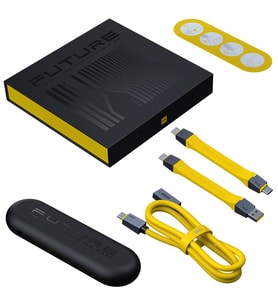 Aohi The Future 4-in-1 Type-C to Type-C 240W 40Gbps PD3.1 USB4 8K Süper Hızlı Şarj-Data Kablo Seti
