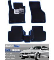 BMW 4 SERİSİ F36 XDRİVE (2014-2020) Uyumlu EVA Paspas Tam Set–Araca Özel,Su Geçirmez
