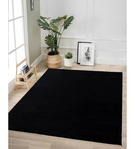 Jassrug Kürk Halı 160x220 Siyah