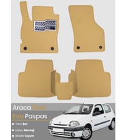 RENAULT CLİO 2 (1998-2004) Uyumlu EVA Paspas Tam Set–Araca Özel,Oto Paspas