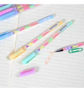 Gökkuşağı Jel Kalem Glitter Kalem - 3 Adet