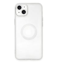 Newface Apple iPhone 14 Plus Kılıf Santa Lens Silikon - Şeffaf
