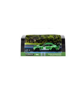 Tarmac Works Bentley Continental GT3 Blancpain GT Series 2018 Yeşil 1/64 Model Araba