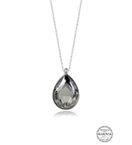 Swarovski Crystal Kadın Damla Döküm Gümüş Kolye